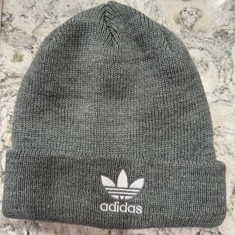 Adidas Originals Women Trefoil Beanie Winter
Hat Heather Grey